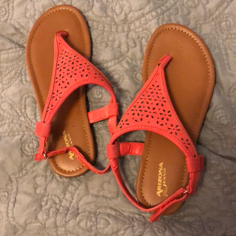 Coral Arizona Jeans Sandals